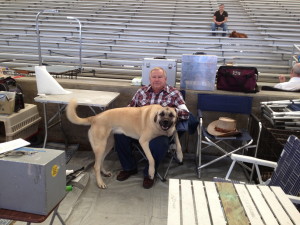 Solange with handler Ric Plaut